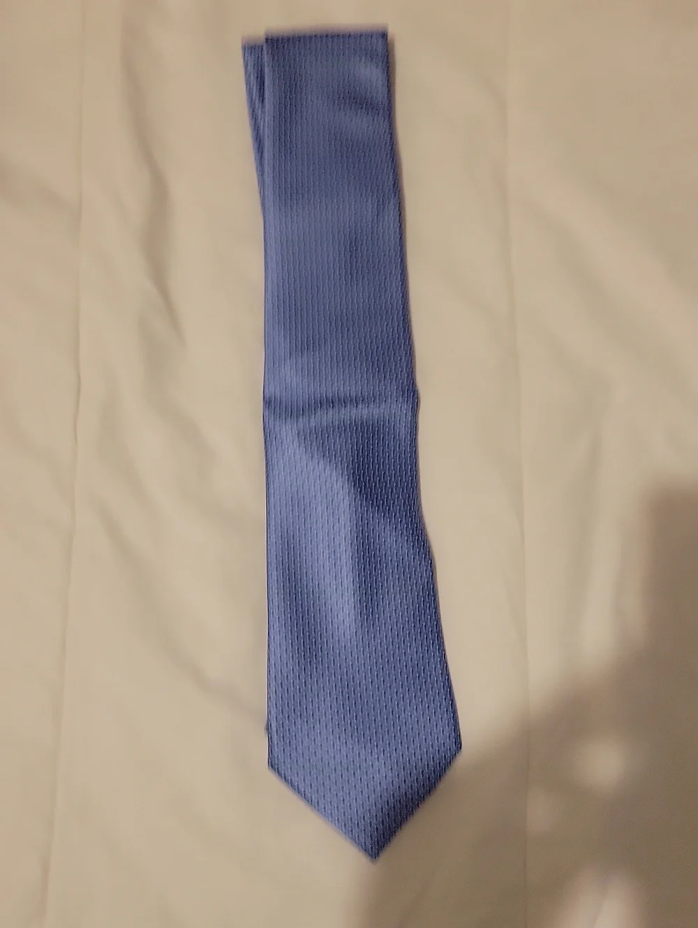 Ermenegildo Zegna Blue Textured Silk Tie